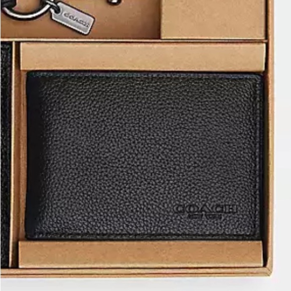 💯COACH Boxed 3 In 1 Wallet Gift Set - Picture 5 of 13